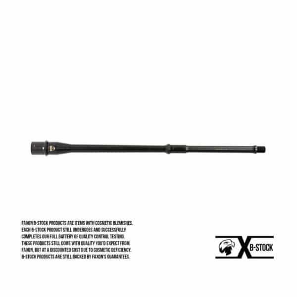 B-STOCK Faxon Duty Series 16in Pencil, 5.56 NATO, Mid-Length, 4150 QPQ Nitride AR-15 Barrel