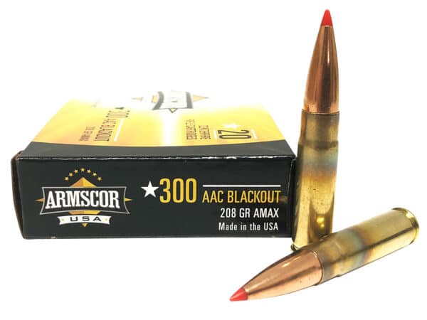 Armscor USA 300Blackout 208gr Hornady A-Max 20 Per Box